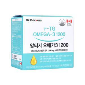 닥터닥터스 알티지 오메가-3 1200 (1,301.2mg x 90캡슐)