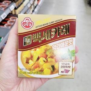 오뚜기 백세카레 고형 약간 매운맛 100g