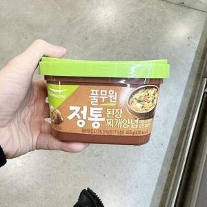 풀무원 정통 된장 찌개양념 450g 아이스박스포장