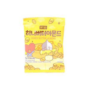 BT21 허니버터아몬드 10g(1타 20개입) 26.02.14티타임 맛있는 어린이간식 키즈 과자 디저트 온가족 패밀리