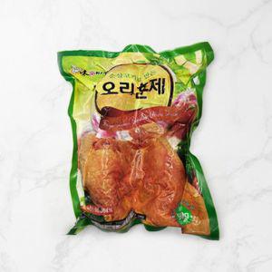 화영 훈제오리900g맥주안주 간편조리식품 술안주 냉동 고기 아이간식 반찬 어린이반찬