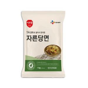 이츠웰 자른당면 14cm 1Kg 10개잡채재료 요리용 조리용 사리 다용도 찌개 사리용 찜닭 기계 잡채면