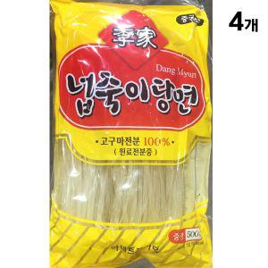 이가 당면 500g X4업소용 업소용 찰용 고구마 가정용 요리용 알뜰 용찰