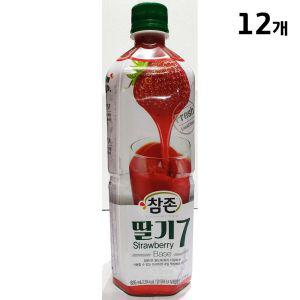 참존 딸기원액 835ml X12상음료베이스 업소용 식당용 재료 희석용 농축 과일