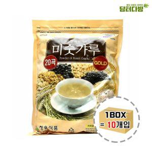 청솔 미숫가루 20곡 1kg 1BOX (10개입) 분말차잡 미숫 음료 구수한 전통 선식