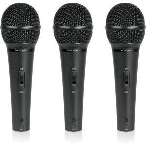 Behringer ULTRAVOICE XM1800S 3 다이나믹 카디오이드 마이크 3개 블랙