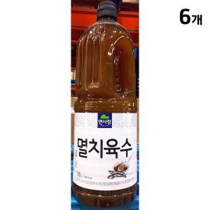 멸치육수(면사랑 1.8L)X6액상소스 업소용 식당용 가정용 고급 전문가용 맛조미 국물 다시