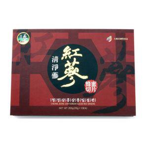 CI 청정삼 홍삼봉밀절편 200g (20g x 10ea) - 세트 선물 부모님 판촉물 간식 정과 명절 어르신 설날 직원