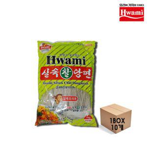 (무료배송)(화미)실속찰당면1kg x 10개고구마면 잡채 만들기 잡채면 업소용 사리 사리면 화미면