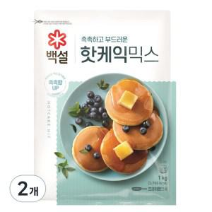 (1+2) 백설 핫케익믹스, 1kg, 2개 3set