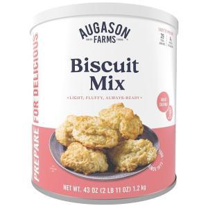 AUGASON FARMS Augason Farms 버터밀크 (누수 없음) 비스킷 믹스 0.9kg(2파운드) 425.2g(15온스) No. 10 캔