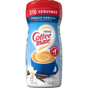 Coffee mate COFFEE MATE 프렌치 바닐라 파우더 커피 크리머, 비유제품, 락토 프리, 글루텐 프리 크리머 15