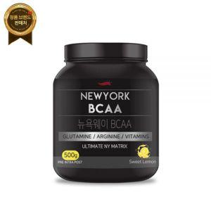 뉴욕웨이 BCAA 레몬맛 아미노산 종합 보충제 헬스 비씨에이에이 500g [원산지:국산]