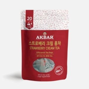 (아크바) 스트로베리크림 홍차 20피라밋티백/티백/티백차/차류/후식/디저트/