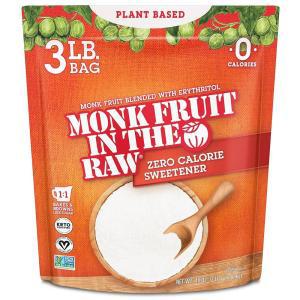 In The Raw Monk Fruit Sweetener Baker's Bag, 48 oz., Keto Certified Sweetener, Zero Calories, Net Ca