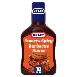 KRAFT Kraft Sweet  Spicy 천천히 끓인 BBQ 바베큐 소스 (532ml(18온스) 병)