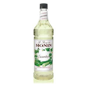 모닌 Monin - 오이 시럽, 상쾌한 달콤함, 천연 맛, 칵테일, 레모네이드, 차 및 소다에 적합, GMO 프리, 글