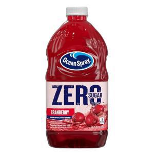 오션스프레이 Ocean Spray ZERO 슈가 크랜베리 주스 음료, 스테비아가 함유된 192.4ml(64온스) 병