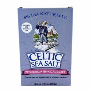 Celtic Sea Salt 핑크 포타슘 케이브 소금 300g(10.1온스) - 엑스트라 파인 그레인, 천연, 가벼운 나트륨