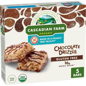 Cascadian Farm Chocolate Drizzle 그래놀라 바, 글루텐 프리, 5개입