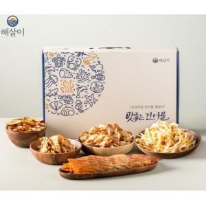 해살이 맛좋은 안주 5종 선물세트 황태 쥐포 안주세트