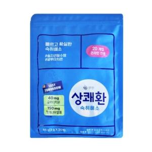 큐원 상쾌환 파우치 3g x 20개 헛개나무 숙취해소