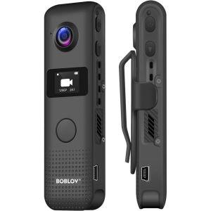 BOBLOV C18 WiFi 1080P 바디 카메라 배달 바디캠