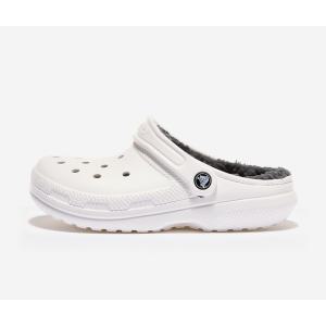 갤러리아 [CROCS] CLASSIC LINED CLOG CRS203591 WHITE/GREY