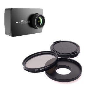 샤오미 YI 4K 액션캠 CPL 편광 필터 렌즈 52mm Yi