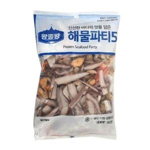 왕중왕해물파티5 800g 짬뽕용모둠해물 모듬냉동해물 해산물믹스