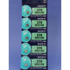 Sony 소니 379 SR521SW Watch Battery 5Pcs