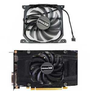 INNO3D 960 0.35A 쿨러 GTX650 4pin 미니 그래픽 새로운 ITX GTX1060 750 12V 카드 용 ti CF-12915S 팬