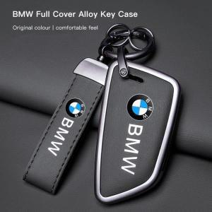 가죽 키체인 키 커버 자동차 액세서리 BMW 시리즈 i3 i4 F48 F39 F25 F26 F15 F16 G08 G30 G20 G26 F01 F02