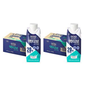 후디스 하이뮨 프로틴 액티브 밀크, 250ml, 18개, 2개