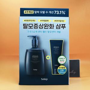 증정 솔랩 두피쿨링 탈모증상완화 샴푸 300mL + 100mL