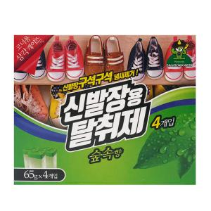 산도깨비 신발장용탈취제 숲속향65g 4p냄새제거 방향제