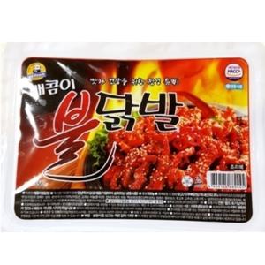 캠핑용 무뼈불닭발350g 매콤한 뼈없는닭발 국내산 매운닥발