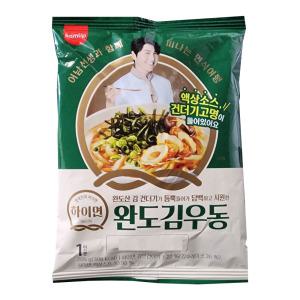 삼립 하이면 완도김 우동 205g 멸치 육수 우동