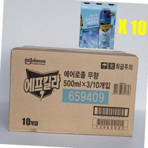 에프킬라 에어로졸 무향 500ml(3개입) 10개(1box)