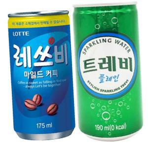 레쓰비 마일드 175ML+트레비 플레인 (60캔구성)