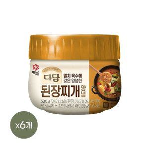 [기타]다담 된장찌개 양념 530g x6개