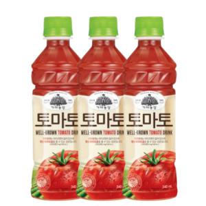 가야농장 토마토주스 340ml 24개 과채음료 쥬스