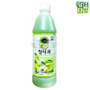 청사과베이스 청솔 청사과원액 청사과에이드 청사과 원액 835ml 청사과원액835ml