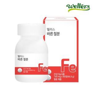 철분 740mg x 90정 여성철분제 대사속도 기력보충제 모유수유철분