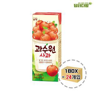 남양유업 과수원 사과 190ml x 24개입과일주스 착즙 쥬스 음료 팩주스 음료수