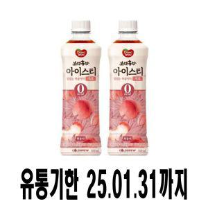 유통기한25.01.31 보성홍차 복숭아 제로 500ml 24개디저트음료 후식 아이스 블랜딩 렌딩 파우치 편의점 편