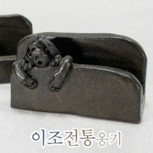 옹기명함꽂이 케스명함거치대 꽃이 아크릴 티켓 명함판 수제 명함집 명함통 보관함