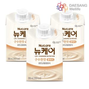 [대상웰라이프] 뉴케어 구수한맛 30팩 /200ml 균형영양식 환자식 가장친숙한맛