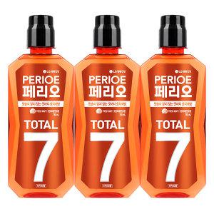 페리오 토탈7 구강청결제 후레쉬, 760ml, 3개