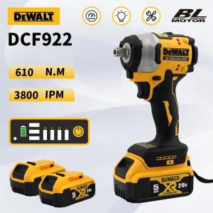 Dewalt DCF922 무선 임팩 렌치 충전식 하이 토크 205Nm(역방향) 1/2